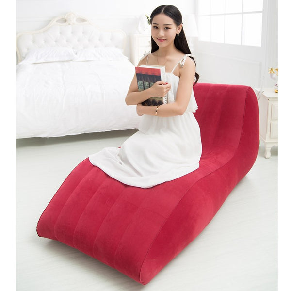 Inflatable Flocking Lazy Sofa