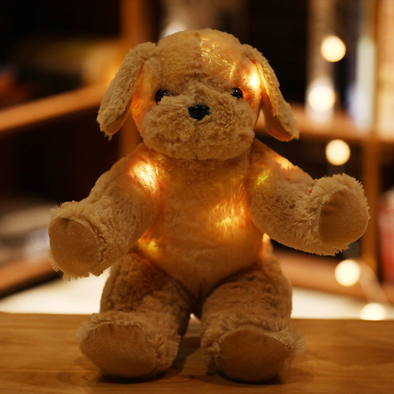 LED Light-Up Teddy Bear Doll Pillow