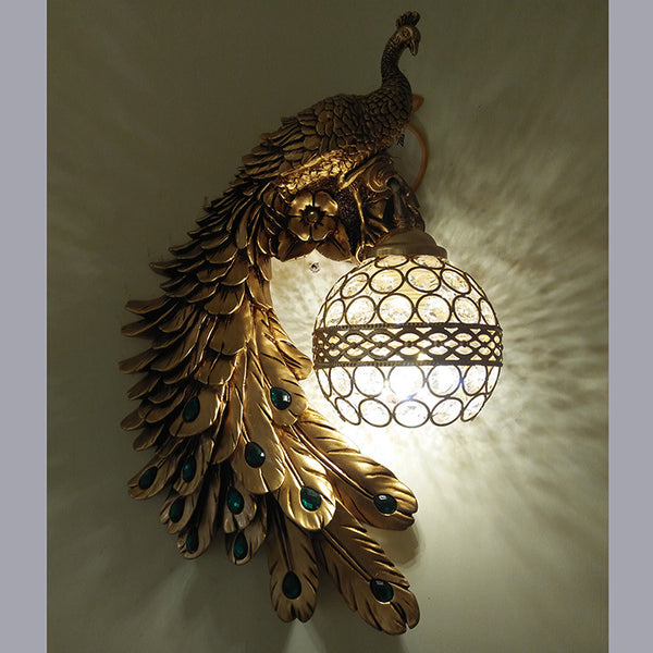 LED Peacock Wall Lamp