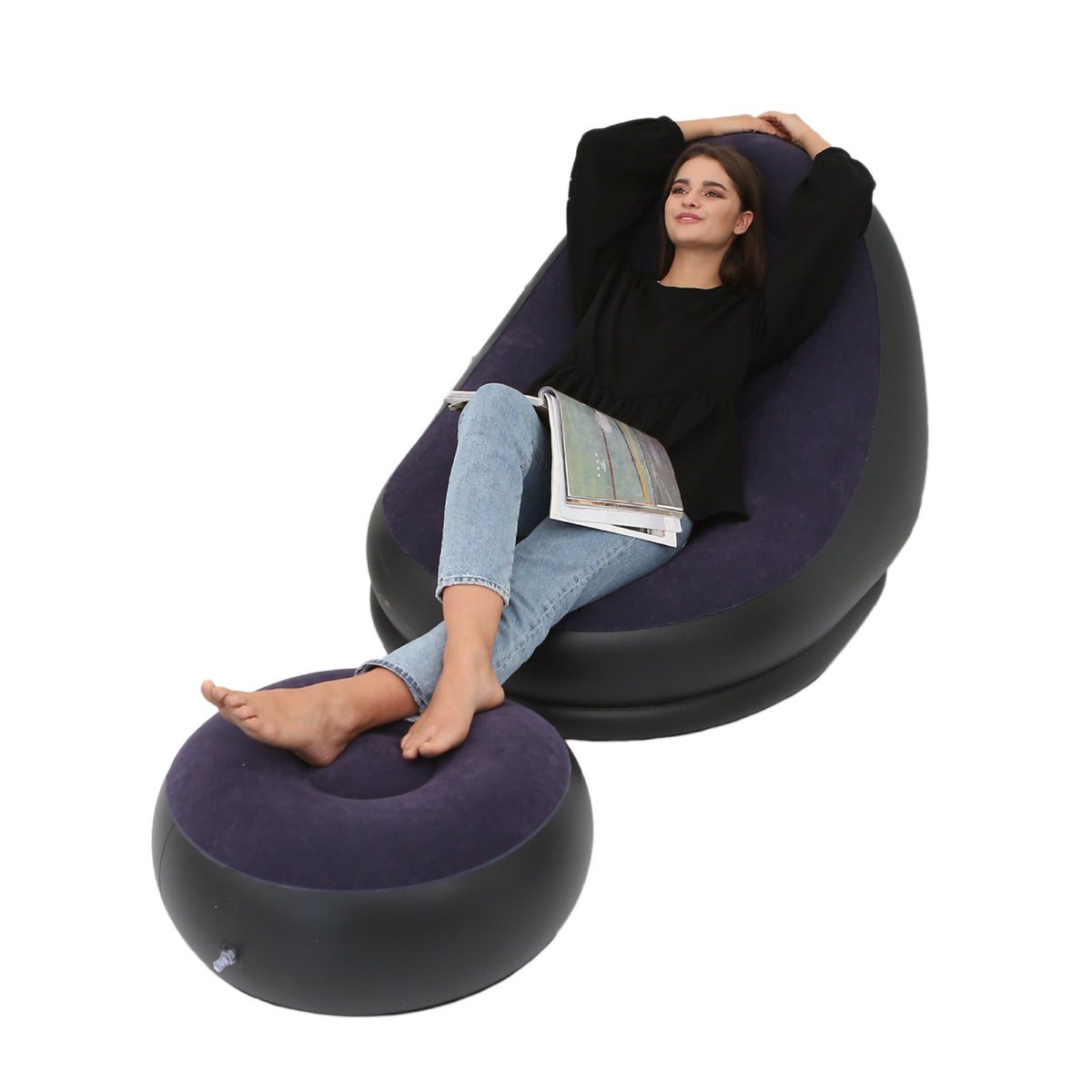 Foldable Inflatable Lazy Sofa Bed