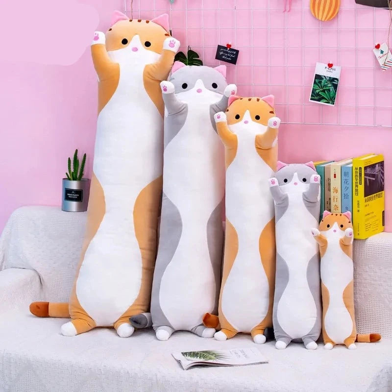 Long Cat Pillow for Kids