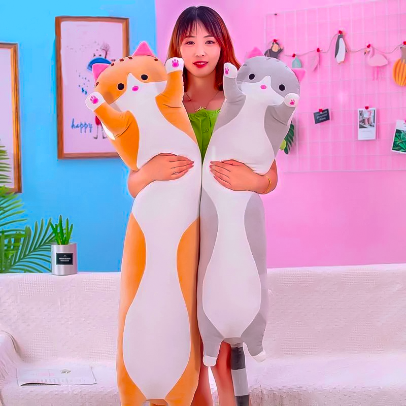 Long Cat Pillow for Kids