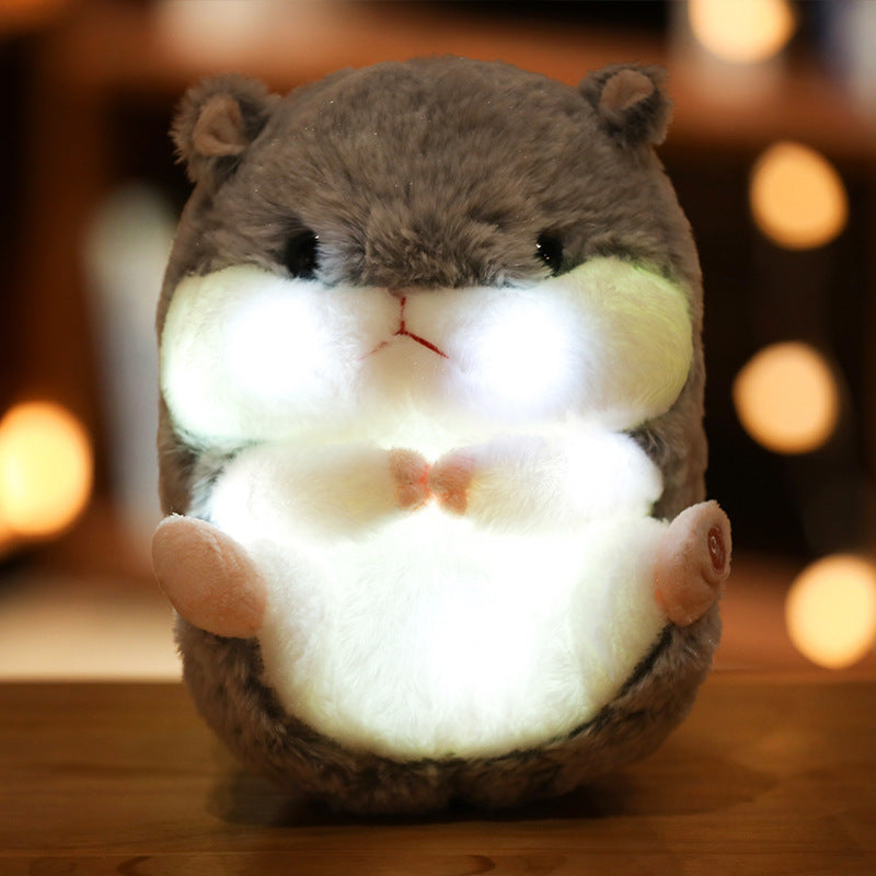 LED Light-Up Teddy Bear Doll Pillow