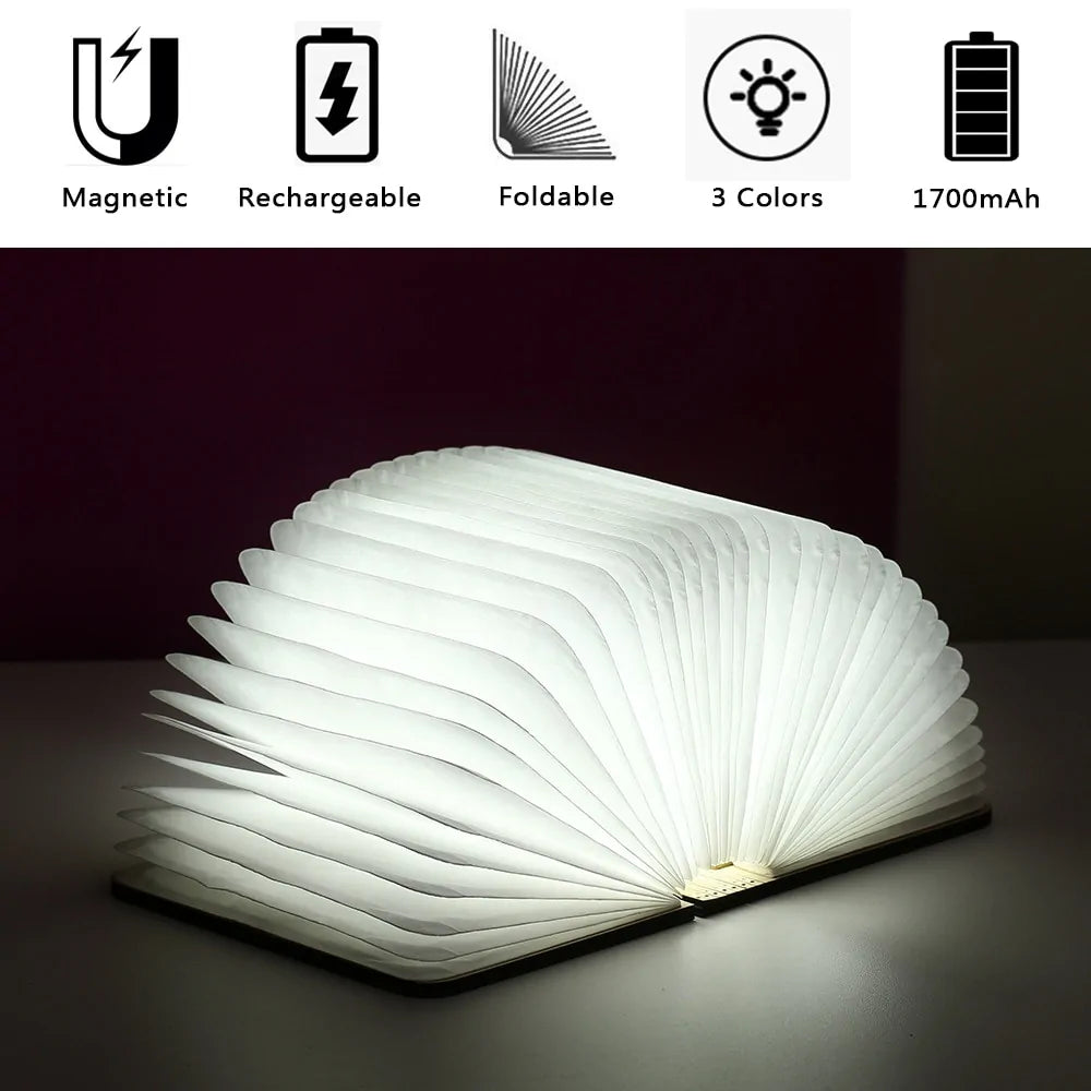 3D LED Book Night Light